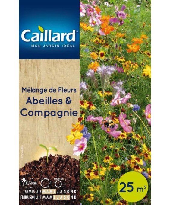 Melange de fleurs "abeilles et cie”