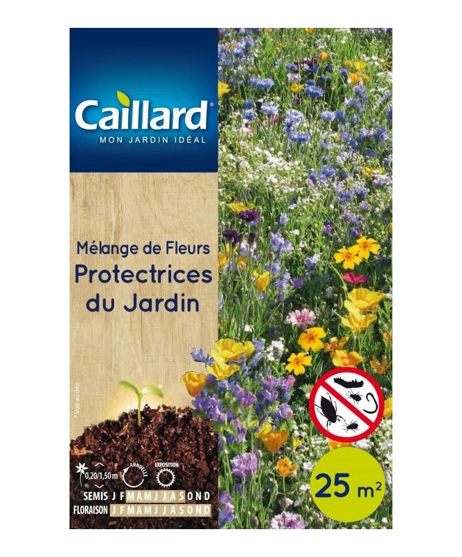 Melange de fleurs "protectrices du jardin”