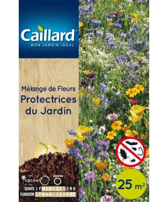 Melange de fleurs "protectrices du jardin”