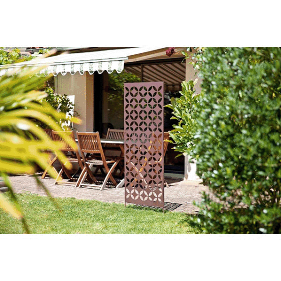 Panneau Metal Deco N6 0.6X1.5M Brun