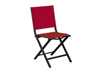 Chaise Thema Alu Rouge (finition époxy)