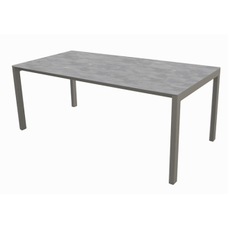 Table Soto 205X100 Alu Gris