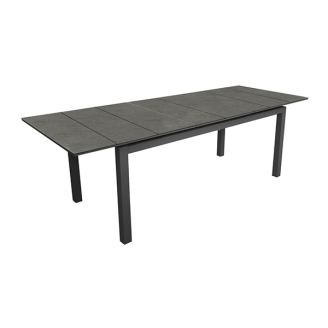 Table Tahaa 180/240X90 Alu Gris Luc