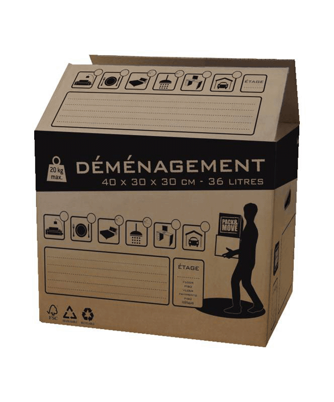 Carton Demenagement 36L