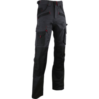 Pantalon Argile Gris/Noir