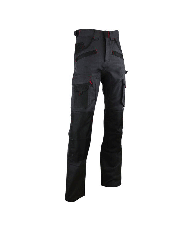 Pantalon Argile Gris/Noir