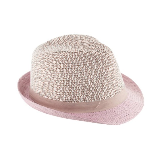 Chapeau Rose Beige Ajustable