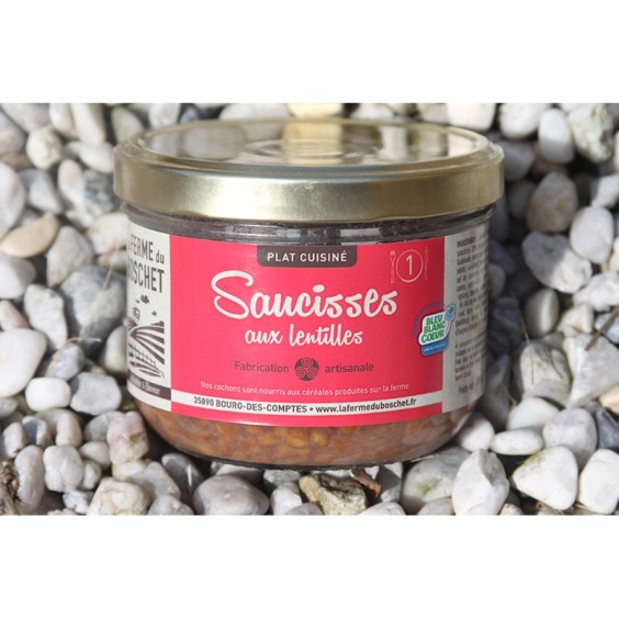 Saucisses aux Lentilles 450 Ml - 1 Personne