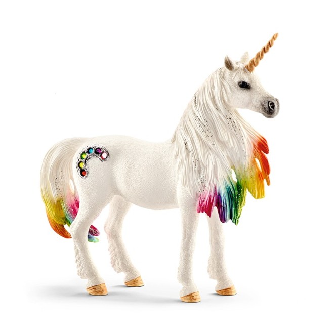 Licorne Arc-En-Ciel, Femelle   Figurine Plastique