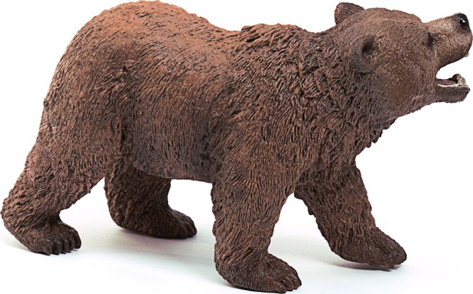 Ours Grizzly   Figurine Plastique