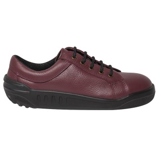 Chaussure Sport Securite Couleur Bordeaux