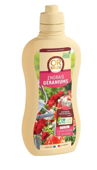 Or Brun Engrais Geranium 1L