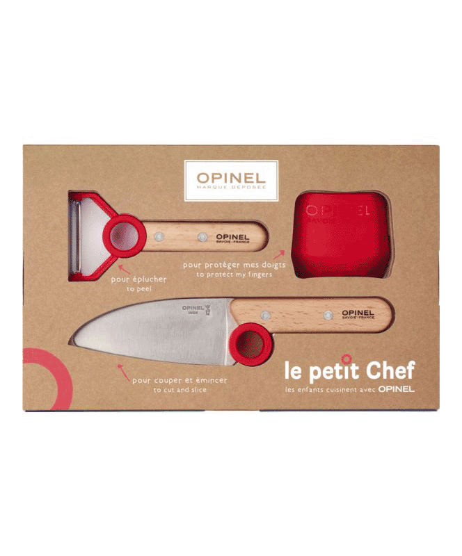 Coffret le Petit Chef Couteau + Éplucheur + Protège-Doigts