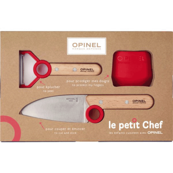 Coffret le Petit Chef Couteau + Éplucheur + Protège-Doigts