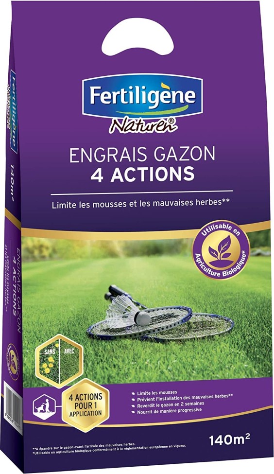 Engrais Gazon 4 Actions 5,6Kg