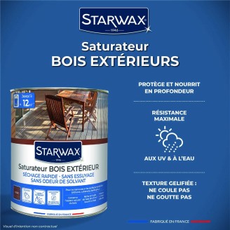 Saturateur Bois Extérieur Teck 1L