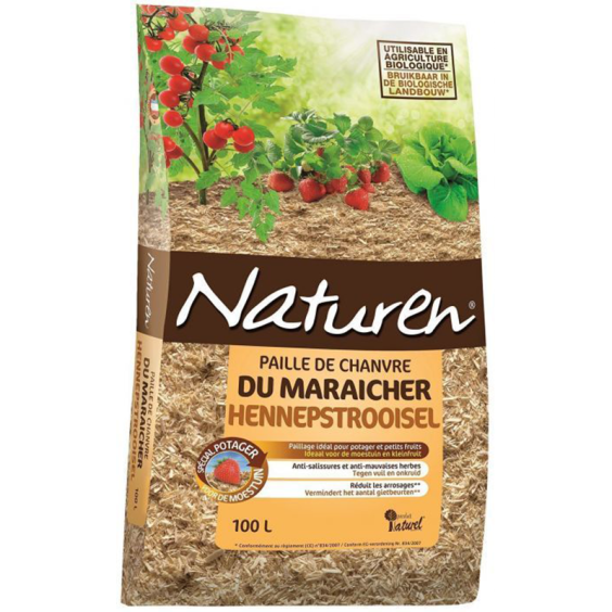 Paille de chanvre du Maraîcher 100L