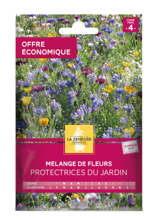 Mélange de fleurs, protectrice du jardin 10m2