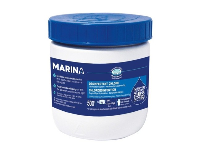 Désinfectant chlore 500g TP2 - Marina