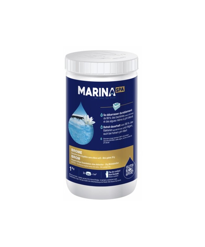 Brome spa mini galet 20g - Marina