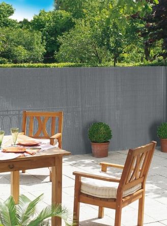 Canisse Pvc Double 1.5X3M 13Mm Gris