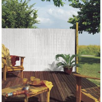 Canisse Pvc Double 1X3M 13Mm Blanc