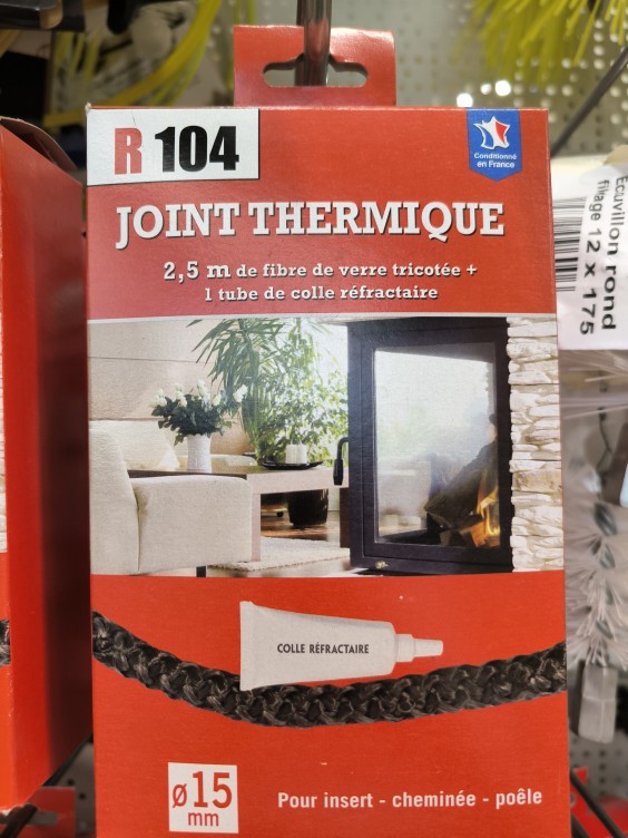 Joint thermique + colle blister 2.50M - Ø 15 mm