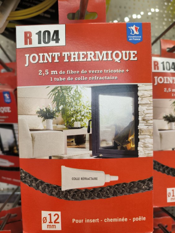 Joint thermique + colle blister 2.50M - Ø 12 mm