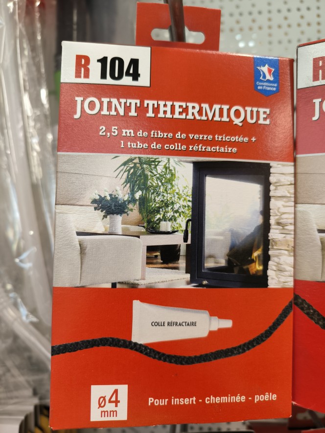 Joint thermique + colle blister 2.50M - Ø 4 mm