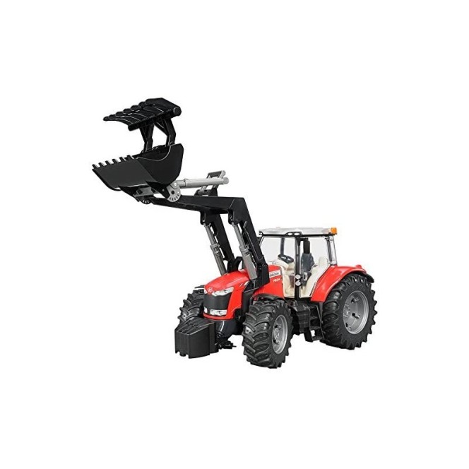 Tracteur Massey Ferguson 7600 avec chargeur frontal 1:16