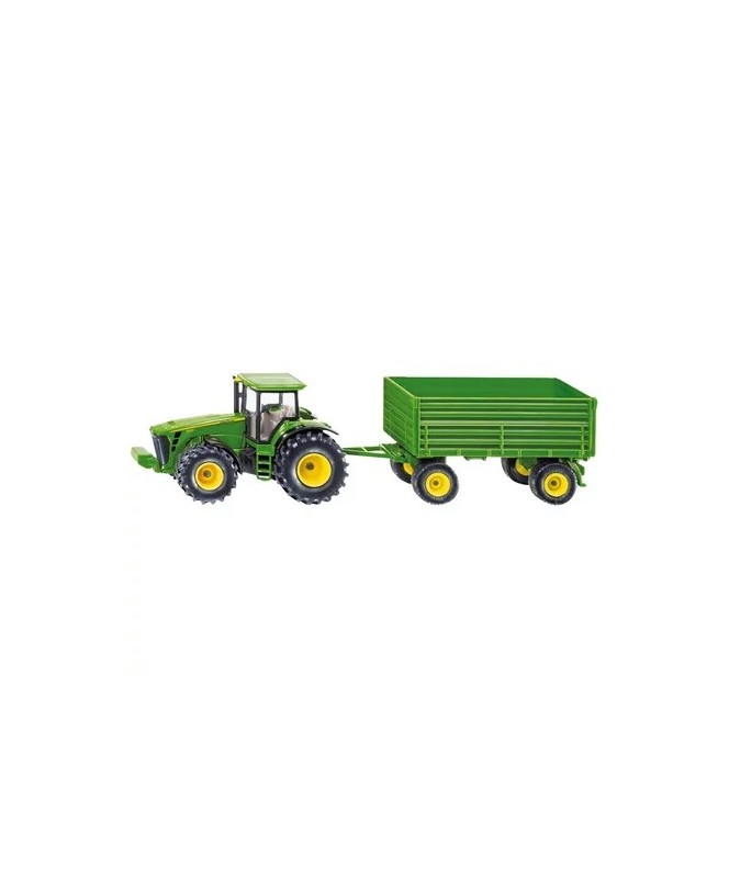 Tracteur + remorque John Deere 1:50