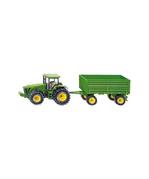 Tracteur + remorque John Deere 1:50